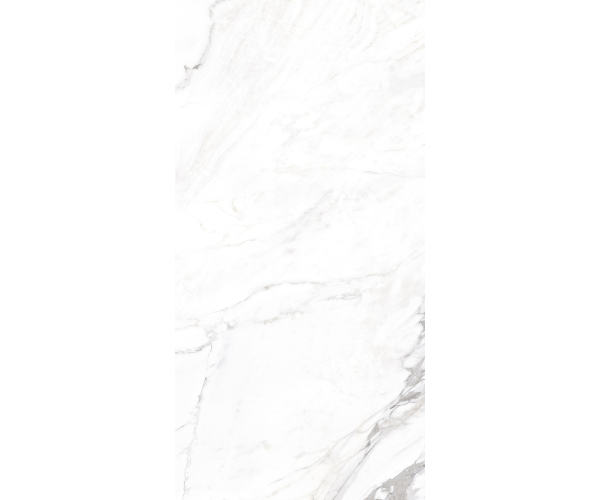 Dlažba jako mramor Ascot Kobe Borghini 60x120 Nat. Rett. - bílá