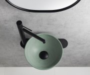 Sapho Minor Betonové Umývátko Na Desku, ø 26cm, Zelená Mat