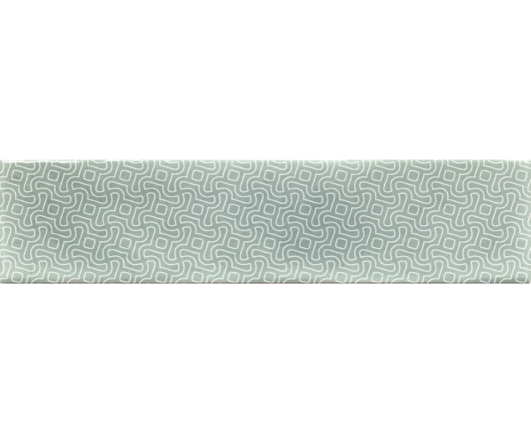 Retro dekor Cifre Opal Decor Turquoise Brillo 7,5x30 Mix
