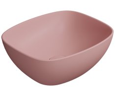 Gsi Nubes Keramické Umyvadlo Na Desku 40x35cm, Blush Mat
