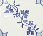 Retro dekor La Fenice Polveri Vietresi Wall Decoro Forio 22,5x22,5 - Mix
