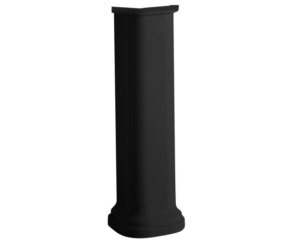 Kerasan Waldorf Universální Keramický Sloup K Umyvadlům 60, 80cm, černá Mat