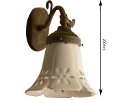 Sapho Marsala Svítidlo E14, 40w, 230v, Ip21, Keramické Stínítko, Bronz