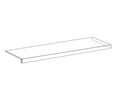 Sichenia Con_Creta Angolo Gradino Costa Retta DX Beige Satin 33x120 Rett.