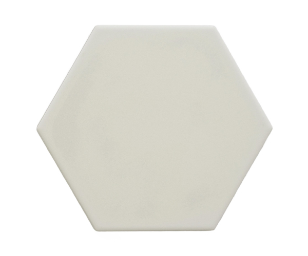 Dlažba Deceram Palma White HEX 14x16 - bílá (skladem)