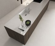 Dlažba jako beton Azuvi Concept Mist 120x280 Mat. Rett. - šedá