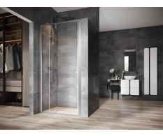Sprchové dveře Nexty NDOP2 - NDOP2 110, satin+transparent
