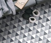 Retro dlažba Codicer Prisma Grey 22x25 Hexagonal - šedá