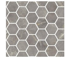 Fioranese Marmorea Grigio Imperiale effect MOSAICO ESAGONI 30x30 Luc. Rett.