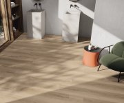 Dlažba jako dřevo APE Aitana Miel 5mm 23,2X123,5  - hnědá