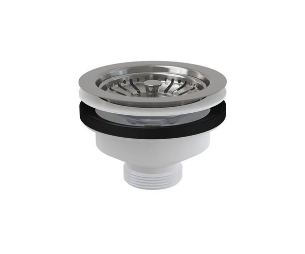 Výpust Dřezová 6/4" S Nerezovou Mřížkou Pr.115 Mm