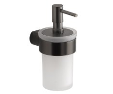 Gedy Pirenei Dávkovač Mýdla 110 Ml, Mléčné Sklo, Gun Metal