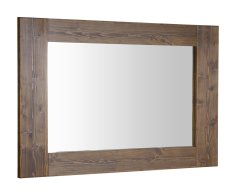 Sapho Brand Zrcadlo V Dřevěném Rámu 100x80cm, Mořený Smrk