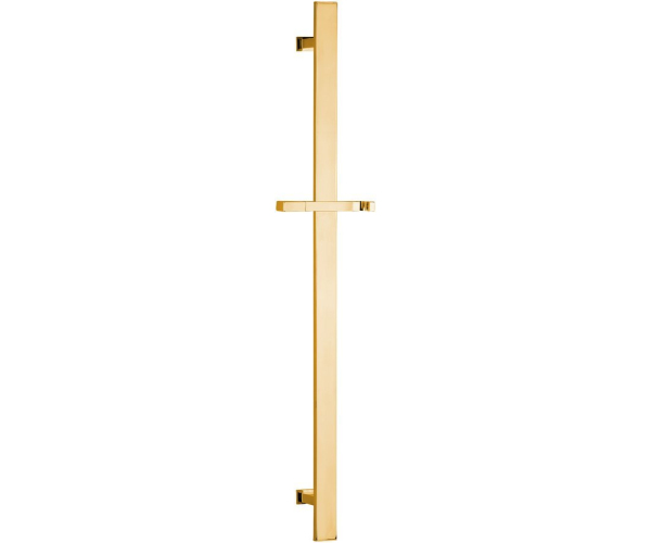 Sapho Sprchová Tyč, Posuvný Držák, Hranatá, 700mm, Zlato