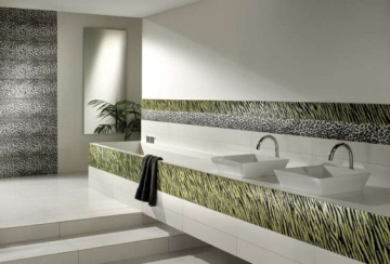 Extravagantní obklad Settecento Animalier Leo White 24x72 Rett.
