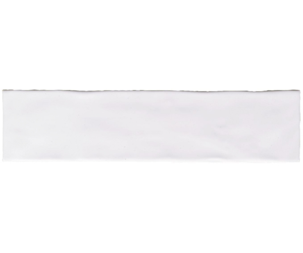 Retro obklad El Barco Sirocco White 7,5x30 Glossy - bílá