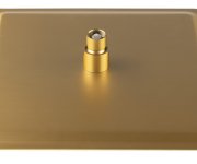 Sapho Slim Hlavová Sprcha, 300x300mm, Zlato Mat