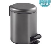 Gedy Potty Odpadkový Koš 5l, Soft Close, Gun Metal