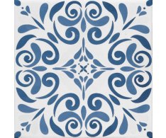 Tonalite Aquarel Decoro Vega Blu 15x15