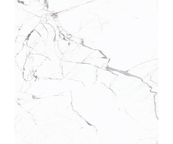 Dlažba jako mramor Caesar Anima Statuario Venato 120x120 Matt. Rett. - bílá
