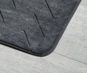 Gedy Mousse Koupelnová Předložka, 50x80cm, 100% Polyester, Protiskluz, Antracit