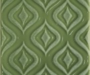 Vzorovaný dekor Aleluia Urban Atelier Decor Glam Menta 10x10 - zelená