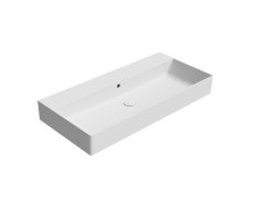 Gsi Kube X Keramické Umyvadlo 100x47cm, Bez Otvoru, Bílá Mat
