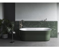 Vana Ypsilon - Vana Ypsilon 180x80, volně stojící, Grey Green/bílá, krytka odtoku bí