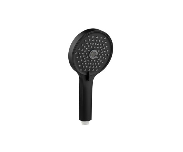 Isollaz, 3-polohová Ruční Sprcha, Průměr 130mm, černá Mat