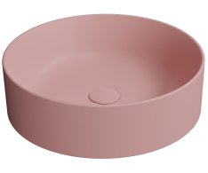 Gsi Kube X Keramické Umyvadlo Na Desku, Průměr 45cm, Blush Mat