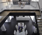 Dlažba jako beton Gigacer Concrete Black 60x60 6mm Rett. - černá (skladem)