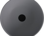 Polysan Banera Round Umyvadlo Na Desku, Litý Mramor, Průměr 39cm, šedá Mat