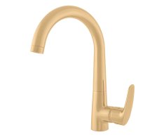Dřezová baterie AMUR ZLATÁ - lesklá 3/8" AM719.0Z