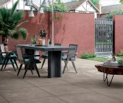2cm dlažba jako kámen Deceram Outdoor DOG Brown-Grey 60x120 Rett. - šedá (skladem)