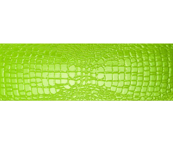 Extravagantní dekor Settecento Crocotiles Croco Joy Green 24x72 - zelená