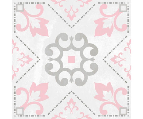 Retro dlažba Codicer Güell Rosa 25x25