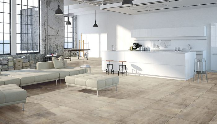 Realizace La Fenice Shabby Tortora 61x61 cm - rektifikovaná dlažba
