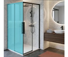 Gelco Luxor Black Sprchové Dveře Pro Rohový Vsup 1000mm, čiré Sklo