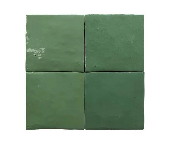 Retro obklad Cevica Zelij Verde Botella 10x10 - zelená