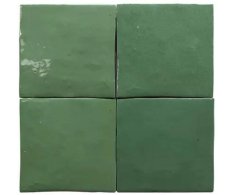 Cevica Zelij Verde Botella 10x10