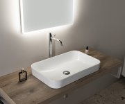Isvea Sott Aqua Keramické Umyvadlo 60x38cm, Bílá