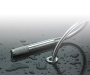 Silfra Follow Me Sprchová Průchodka S Odvodněním Na Okraj Vany Vč. Hadice A Drenážního Kusu, Kulatá, Chrom