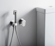 Sapho Axamite Podomítková Bidetová Baterie Se Stop Sprškou, Chrom