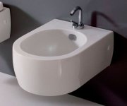 Kerasan Flo Bidet Závěsný 36,5x50cm, Bílá