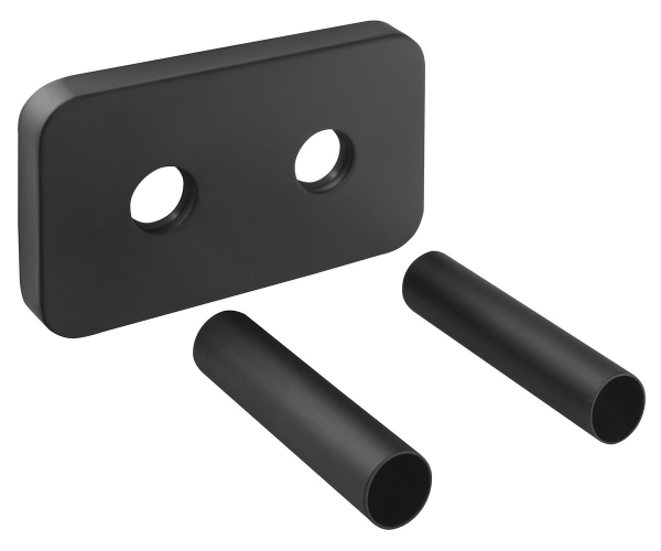 Bruckner Wicher Krycí Rozeta Pro Středové Připojení 50mm, černá Mat