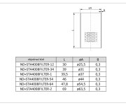Náhradní Sítko Pro šikmý Filtr 6/4" STA+4008FILTER-64