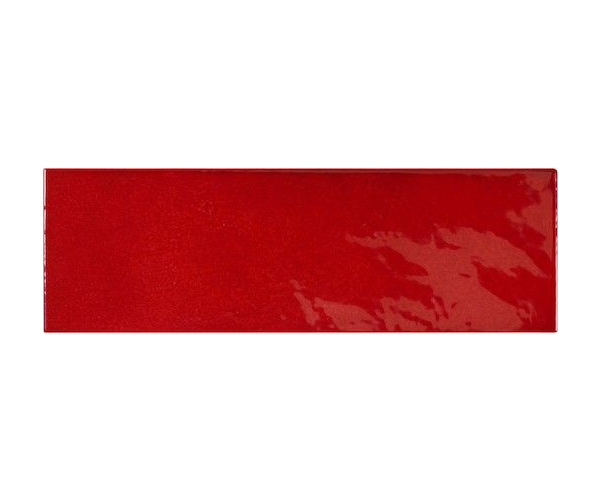 Obklad Equipe Village Volcanic Red 6,5x20 - červená