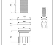 Náhradní Montážní Sada Pro Baterie Porto AQS+MONTSADA-7