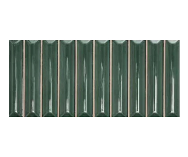 Retro obklad Tonalite Hashi Ficus 10x30 - zelená