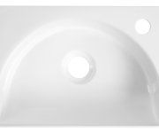 Aqualine Rubic Keramické Umývátko 34x25cm, Bílá